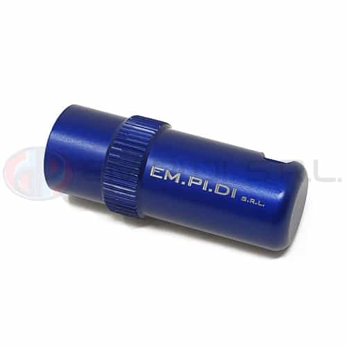 tornitura alluminio anodizzato blu